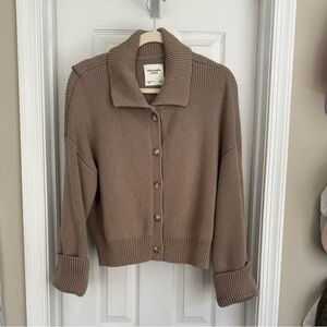 Abercrombie & Fitch Women's Button-Front Ribbed Cardigan